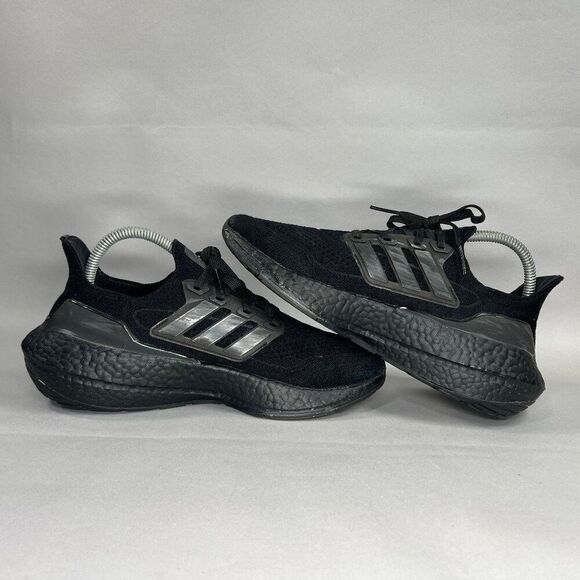 Adidas Ultraboost 21 Shoes Men\'s Size 8 Triple Black Athletic Running‎ Sneakers main image 10